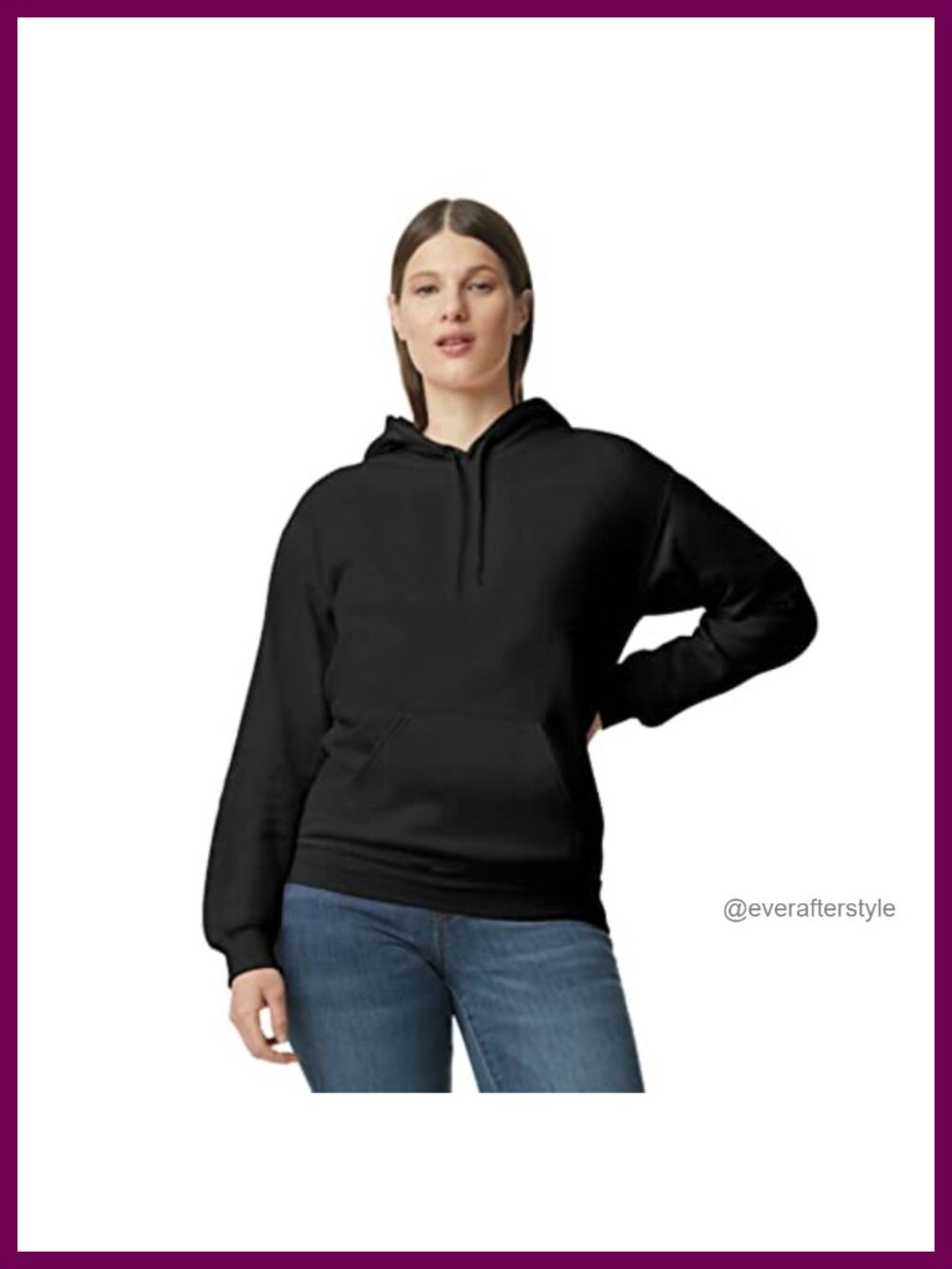 Softstyle Hoodie Sweatshirt Cotton Polyester Blend Pullover